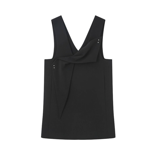 Asymmetrical drape one piece C1623