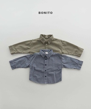 【予約】bonito  Check shirt