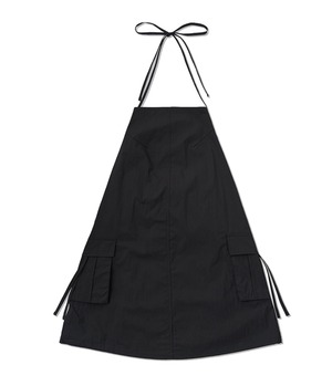 [sllow garments] PARACHUTE MINI DRESS - BLACK 正規品 韓国ブランド 韓国代行 韓国通販 韓国ファッション スローガーメンツ sllowgarments