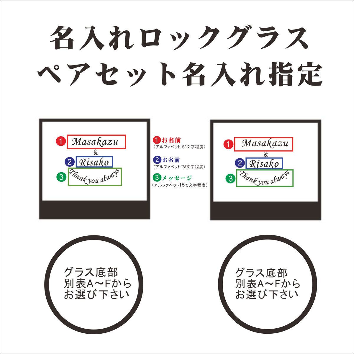 名入れ ロックグラス ペアセット 225ml 毎日手紙になるグラス 高級ギフトボックス入 感謝のメッセージ 名入れギフト 記念日 誕生日 名入れ プレゼント 結婚記念日 金婚式  マイグラス ウイスキー グラス 父の日 母の日 友人 送料無料