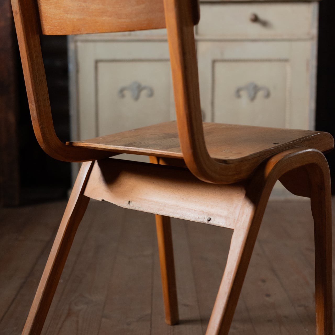 Stacking School Chair / スタッキングスクールチェア 【B