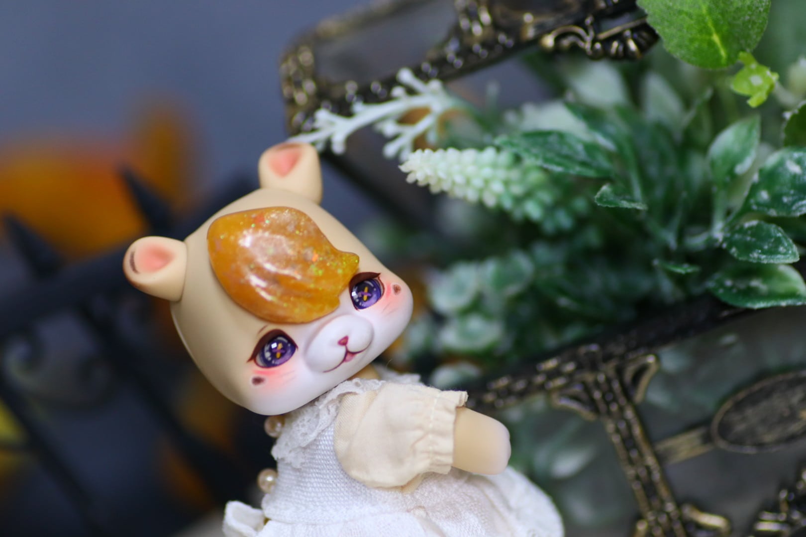 ムラサキ『ボタンアイ』(8mm)