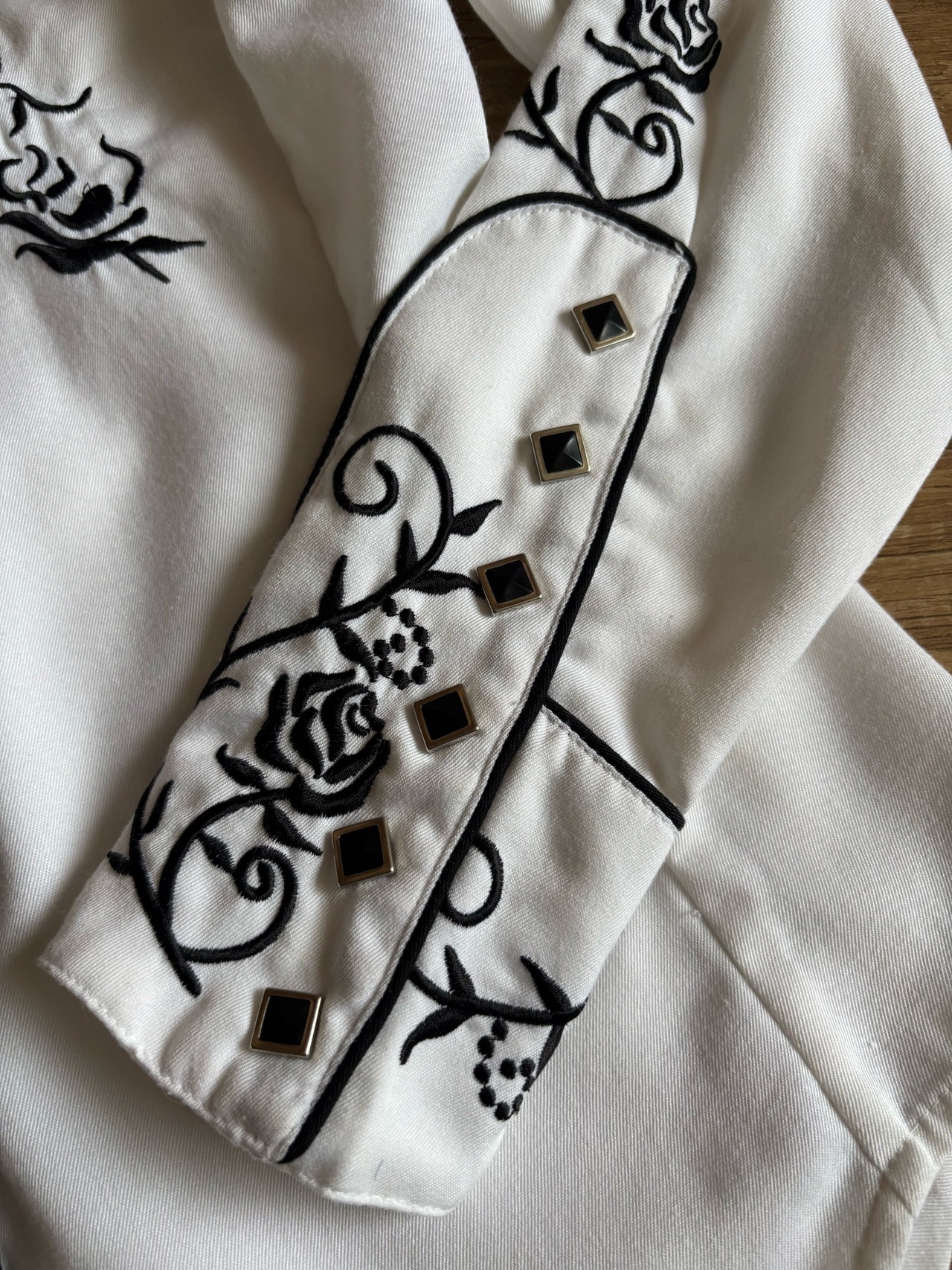 Scully white western shirt-5017-10