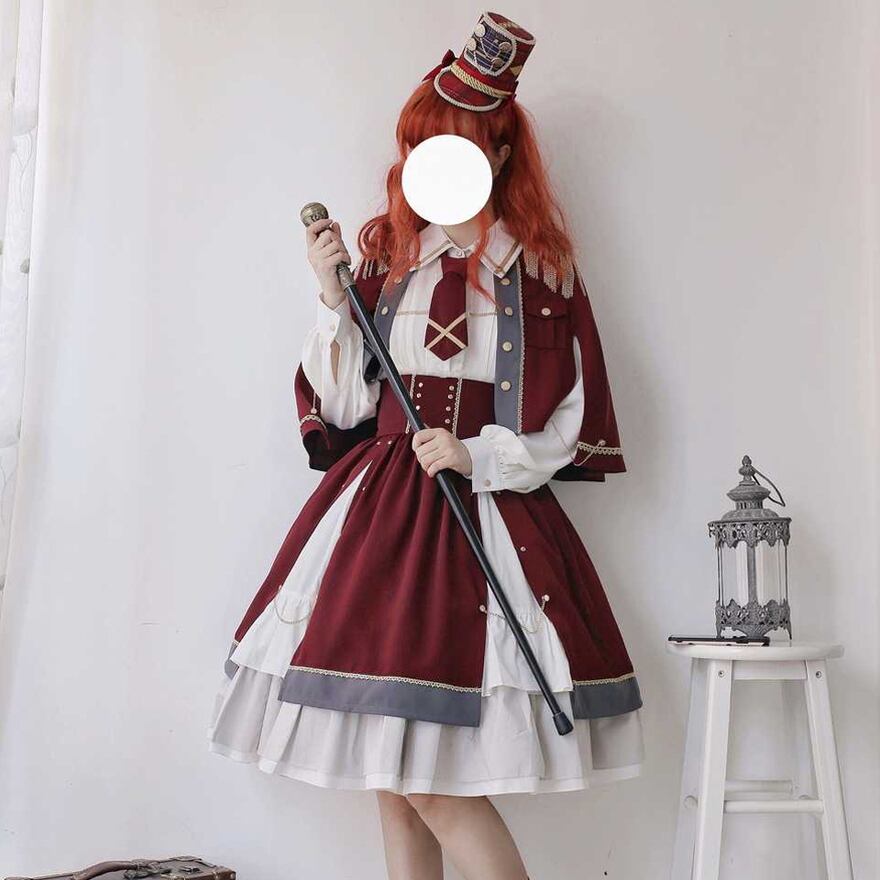 ゴスロリ通販 With U 予約販売 ゴシック ロリィタ ミリロリ 軍服