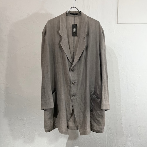 2017ss Yohji Yamamoto POUR HOMME 3B Linen Long Jacket