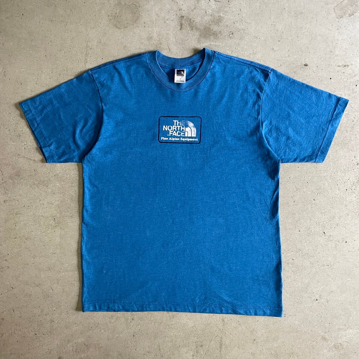 THE NORTH FACE ザ ノースフェイス フロントロゴ プリントTシャツ メンズL 古着 ブルー 青 【Tシャツ】【AN20】 cave 古着屋【公式】古着通販サイト THE NORTH FACE ノースフェイス 半袖ポロシャツ 刺繍ロゴ 古着