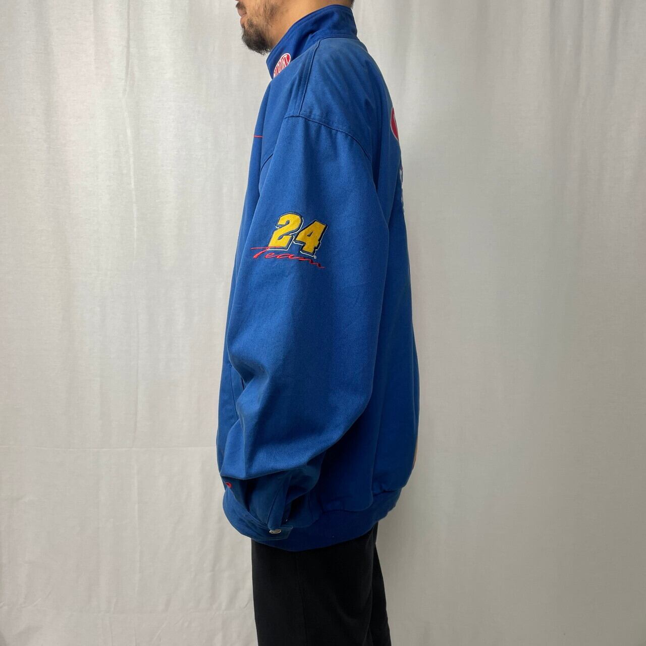 ビックサイズ Jeff Gordon DUPONT マルチカラー 企業ロゴ 刺繍