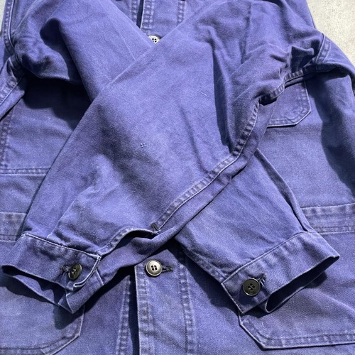 60s BLEU DE VERDUN コットンツイル フレンチワークジャケット 詳細写真7
