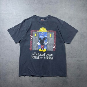 90s DISNEY TOWER OF TERROR TEE XL 古着