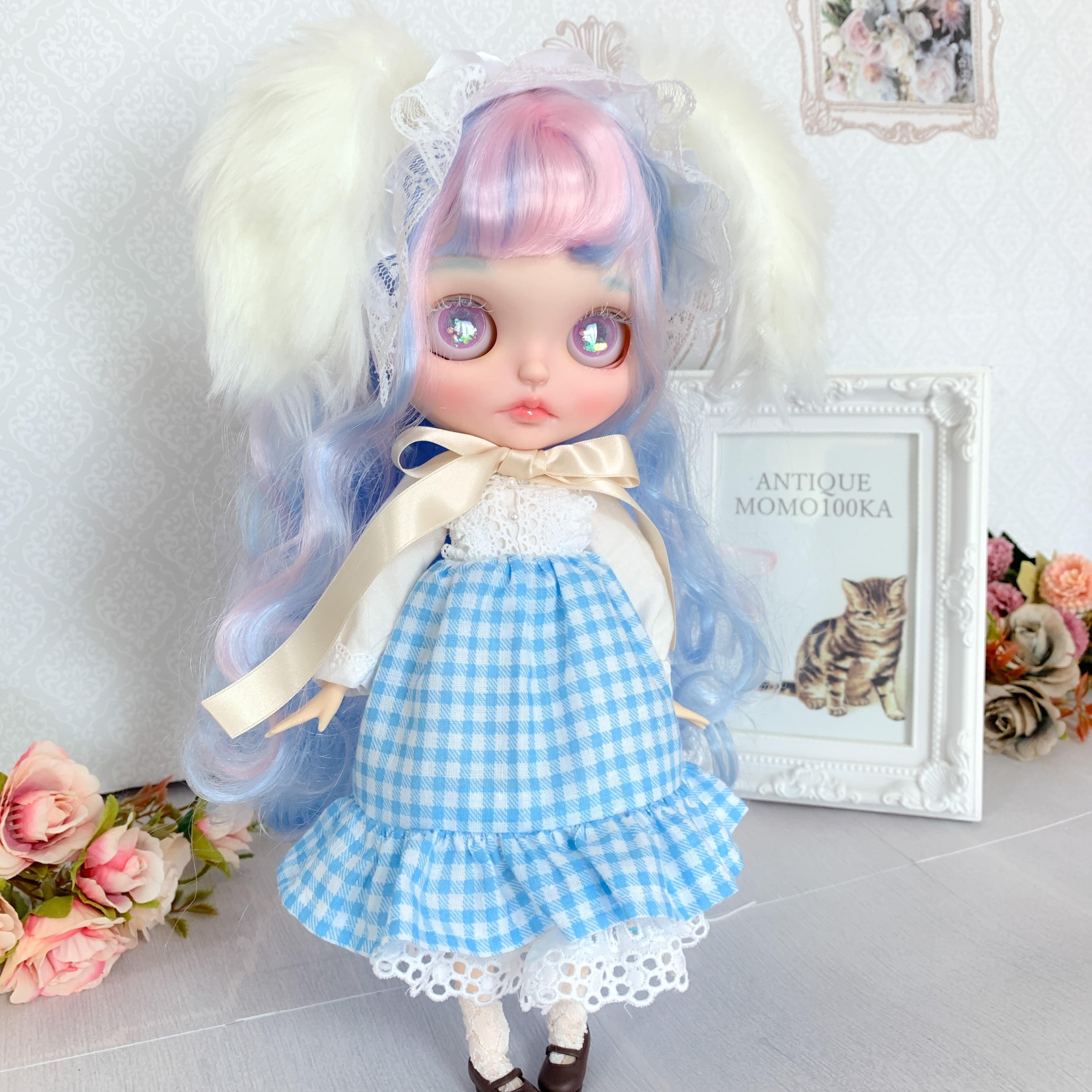 カスタムアイシードール♡イースターピンクブルーミックスちゃん♡【No 