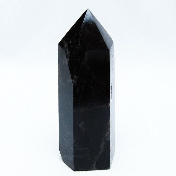 モリオン 黒水晶 六角柱 ポイント 142-10616