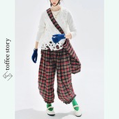 【2color】花レースが踊る重ね着ロンT 《i0719》