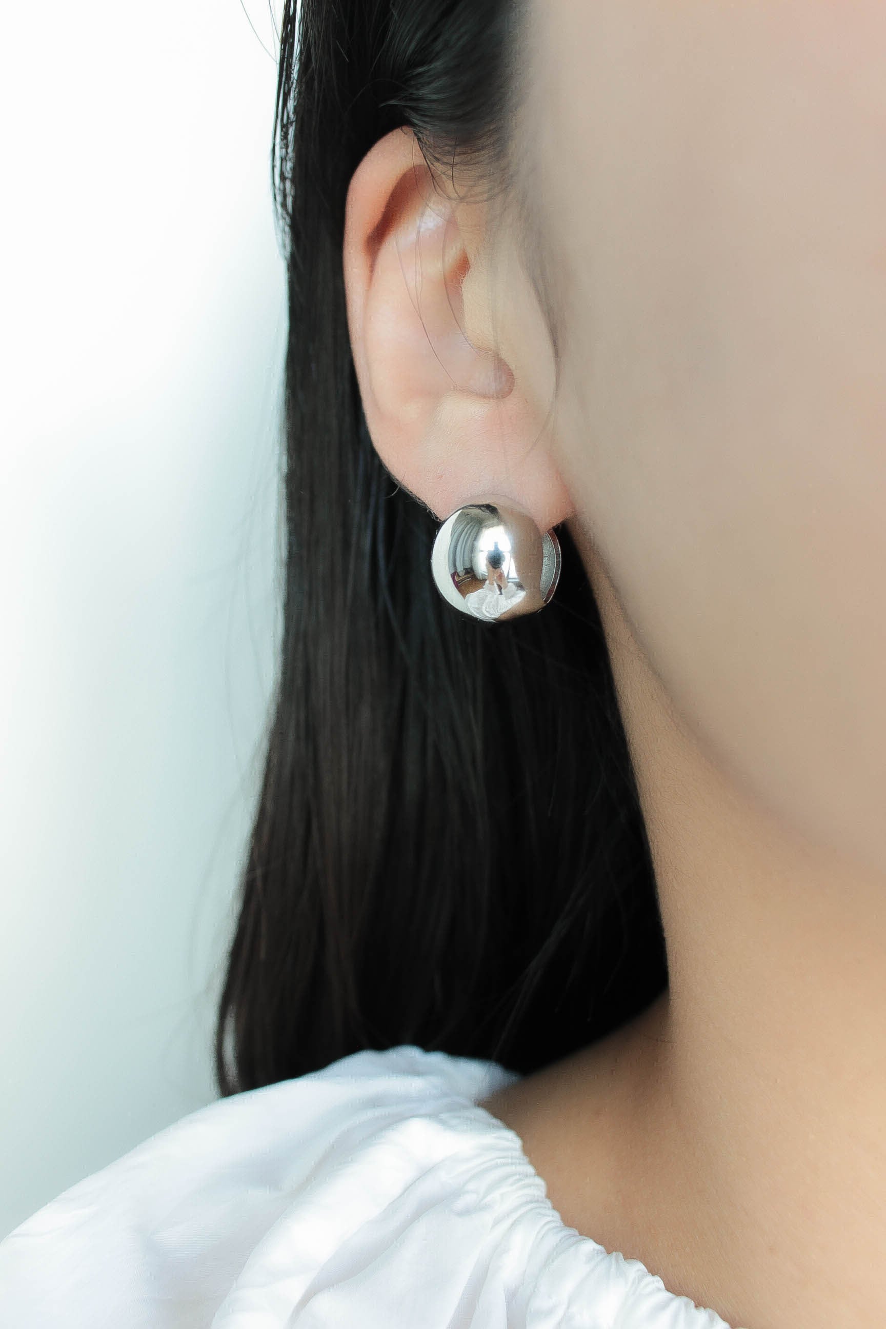 Round Ball Pierce | ebine(エビネ)|金属アレルギー対応アクセサリー