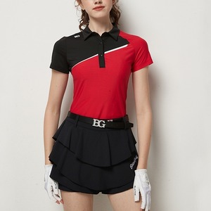 バイカラー　半袖Tシャツ　トップス