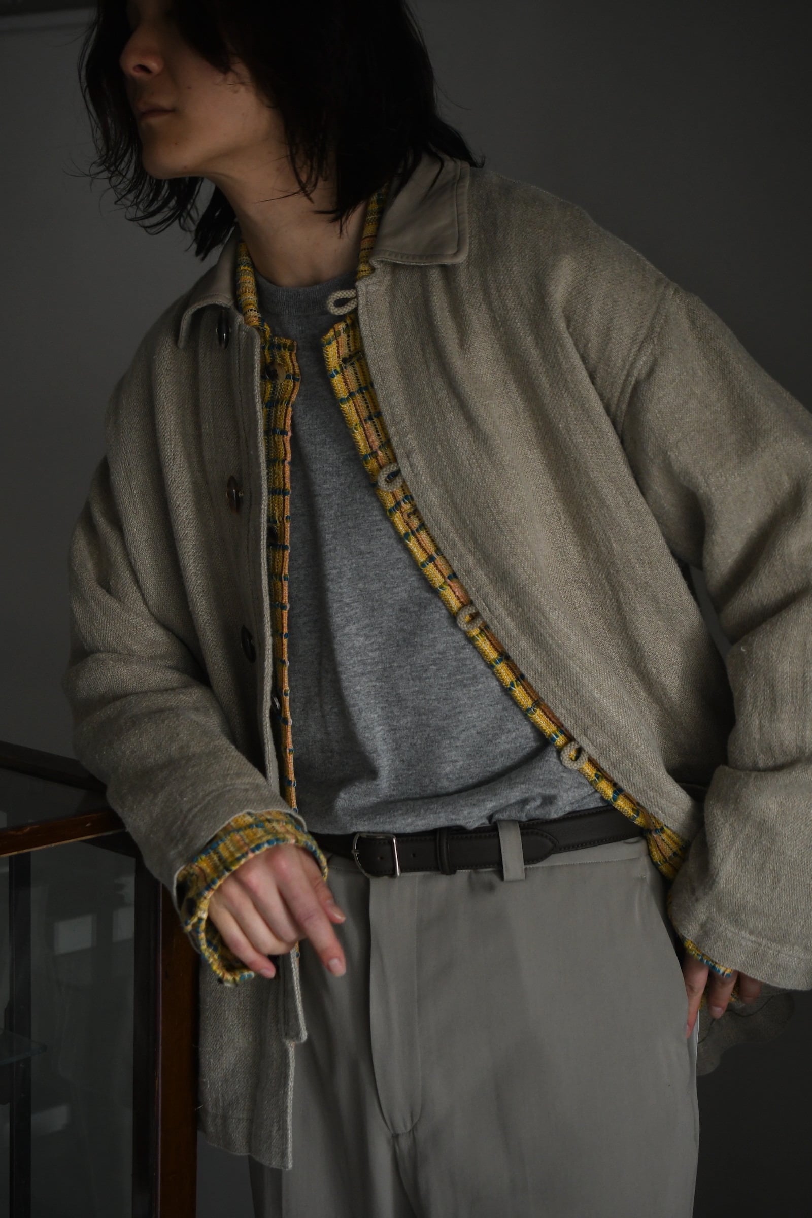 HERILL / Linen Duffel Jacket (Natural) | nariwai