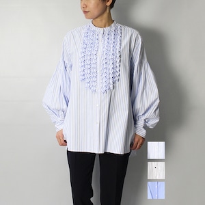 MARILYN MOON マリリンムーン modern tuck frill blouse 4241-126 2024春夏新作 [送料無料]