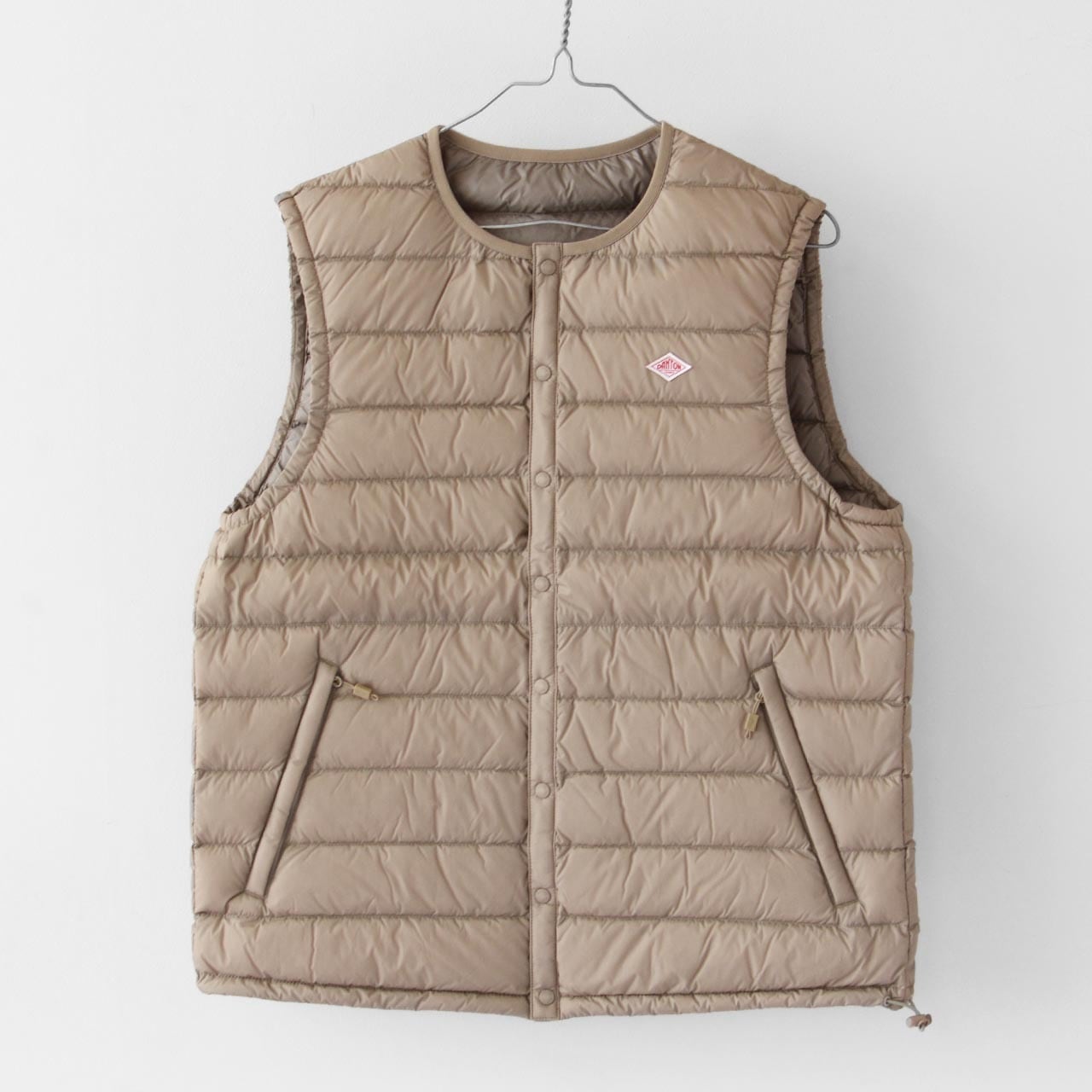 DANTON [ダントン M NYLON TAFFETA INNER DOWN CREWNECK VEST [DT