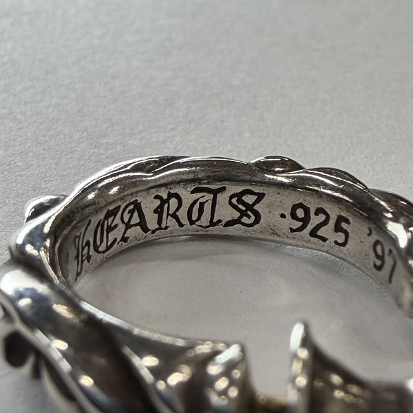 レシート付き】CHROME HEARTS/クロムハーツ SCROLL HOOP SML