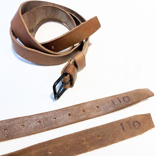 Hungary military leather belt "DEAD STOCK"