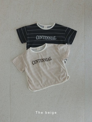 【The beige】CENTENNIAL Tシャツ ブラック 80〜120cm ベージュ 230422