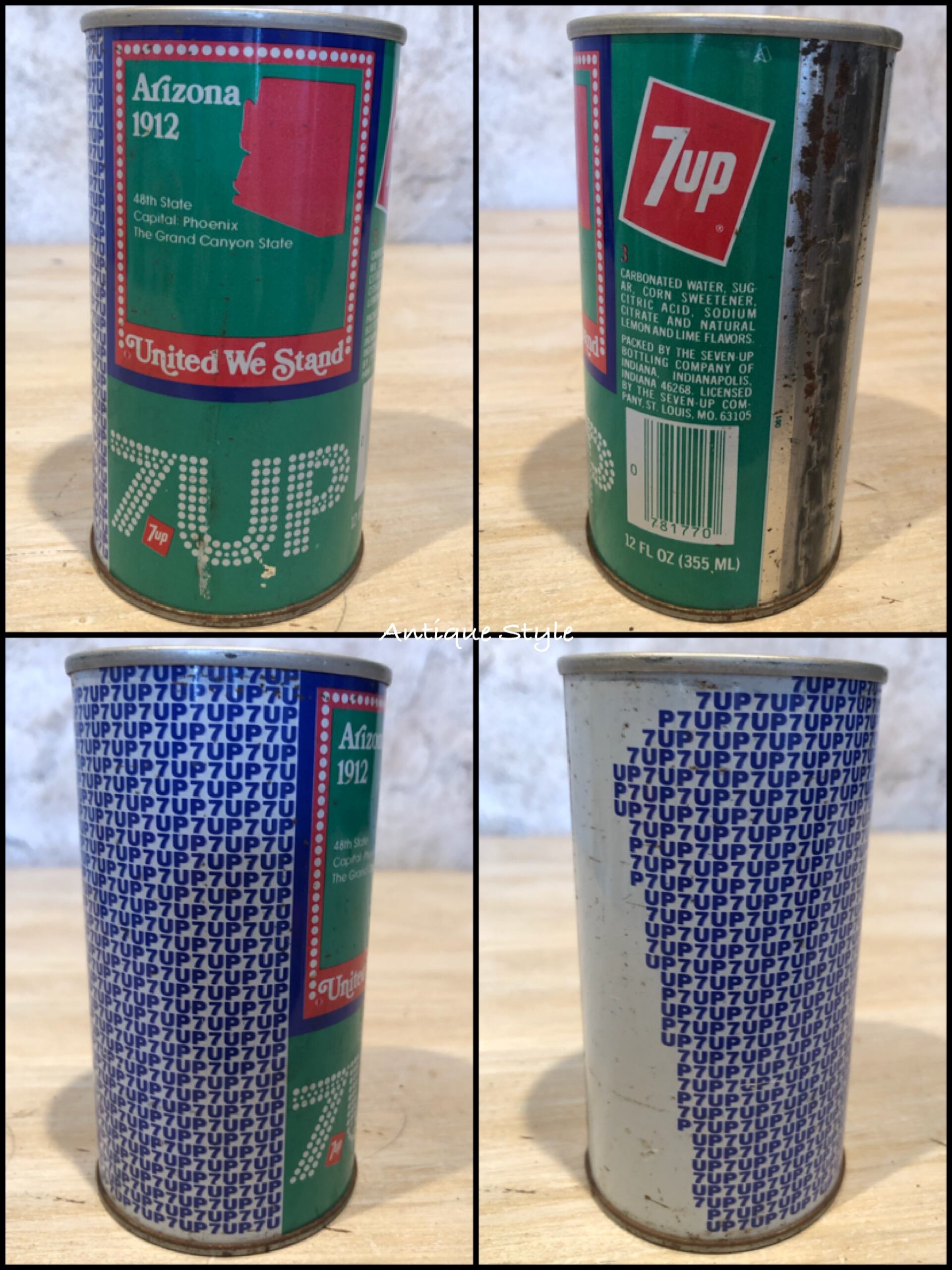  アメリカ アリゾナ州 ライセンスプレート ナンバープレート 缶