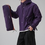 Zip-up Hip-length Padded Jacket ◇2color H0995