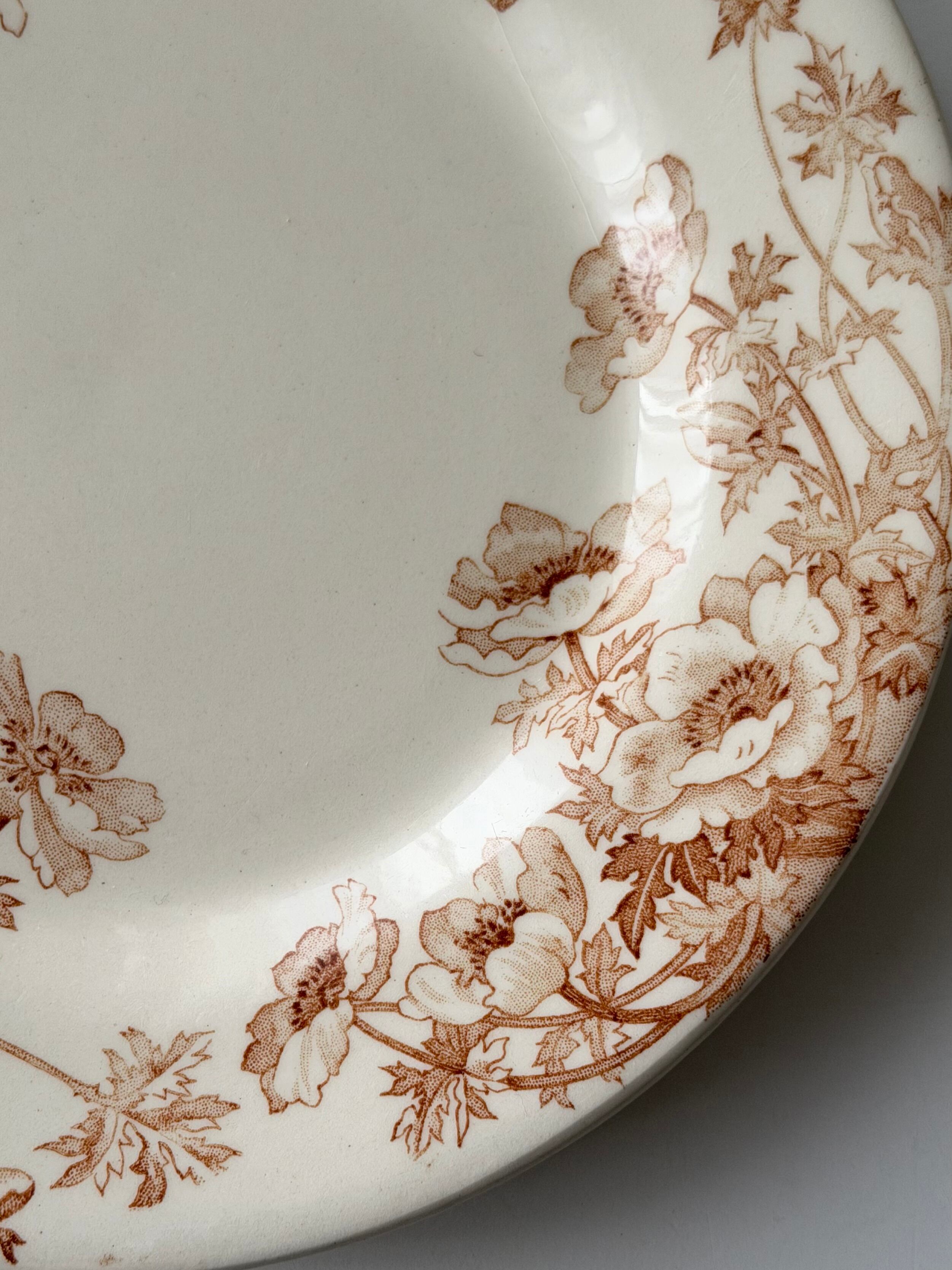 Nさま お取り置き品 〆3/13（Gien ジアン / “ANEMONES” brown アネモネ