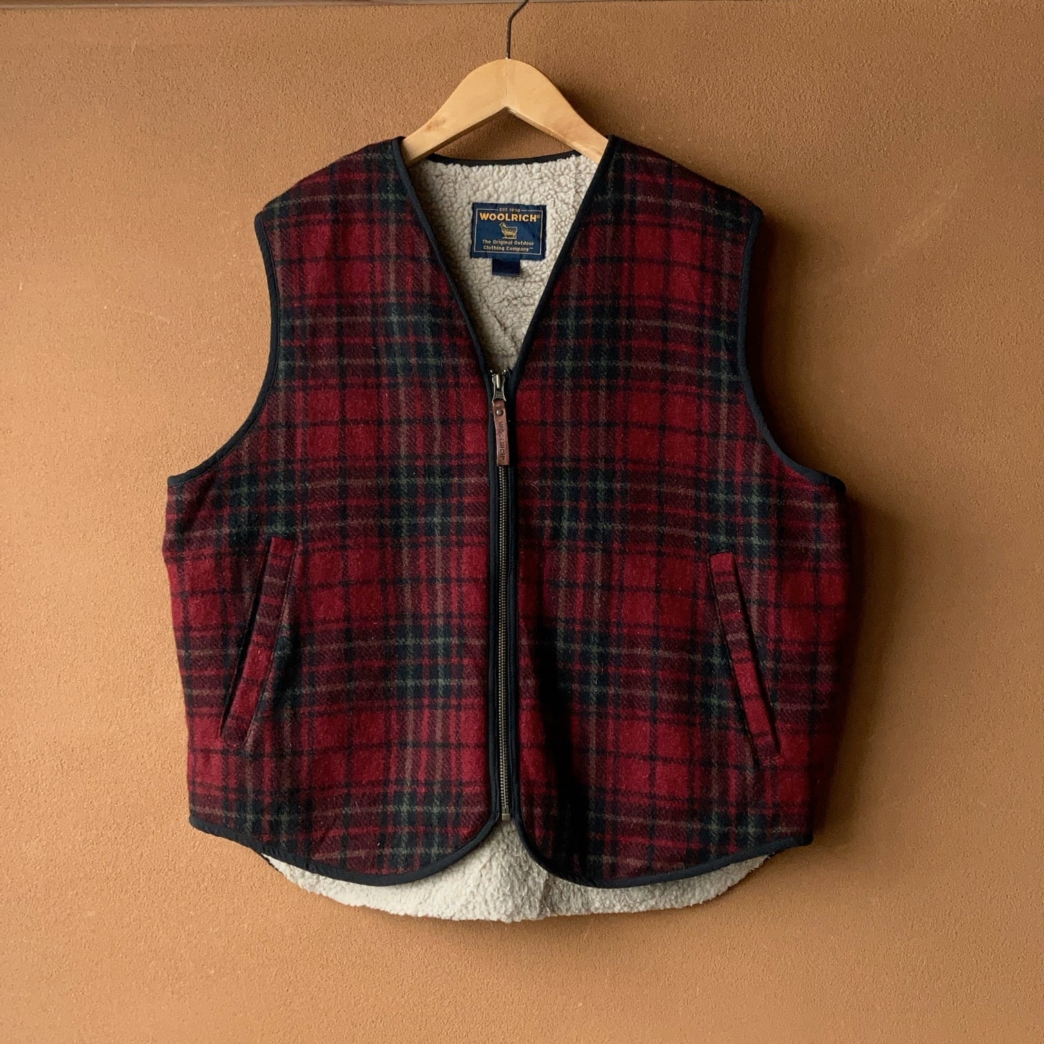 70's ヴィンテージ　WOOLRICH ウールチェックベスト