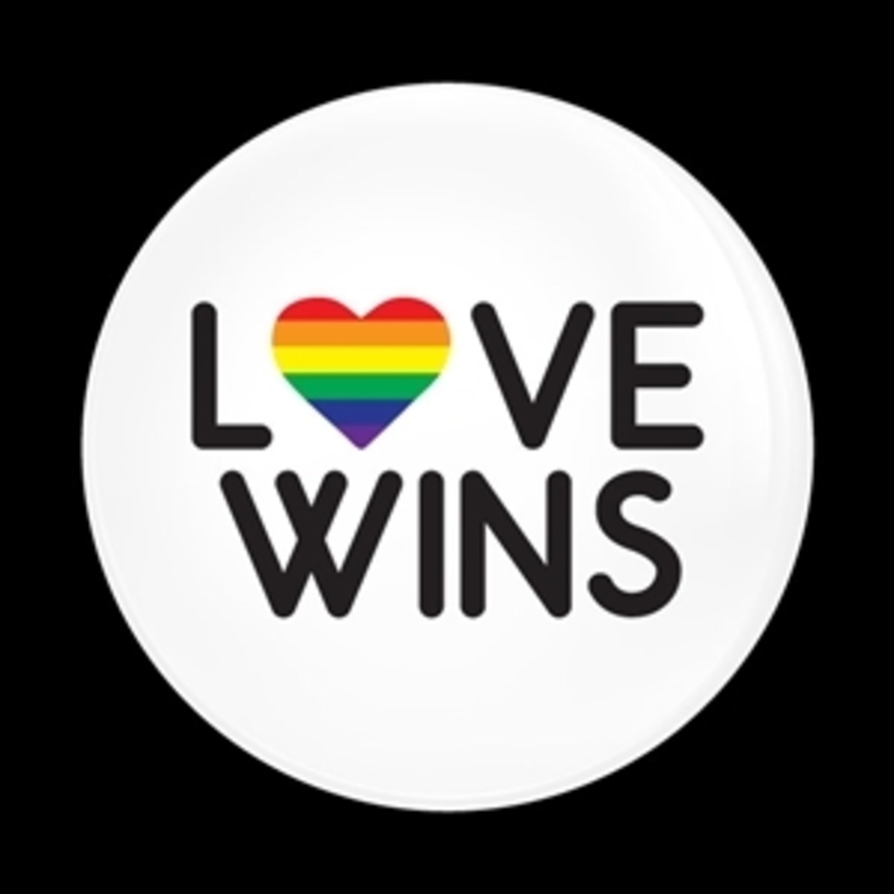 130番 ゴーバッジ LOVE WINS