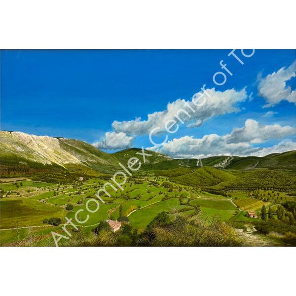 浅沼利信「プロヴァンス-バルジェムからの眺望」