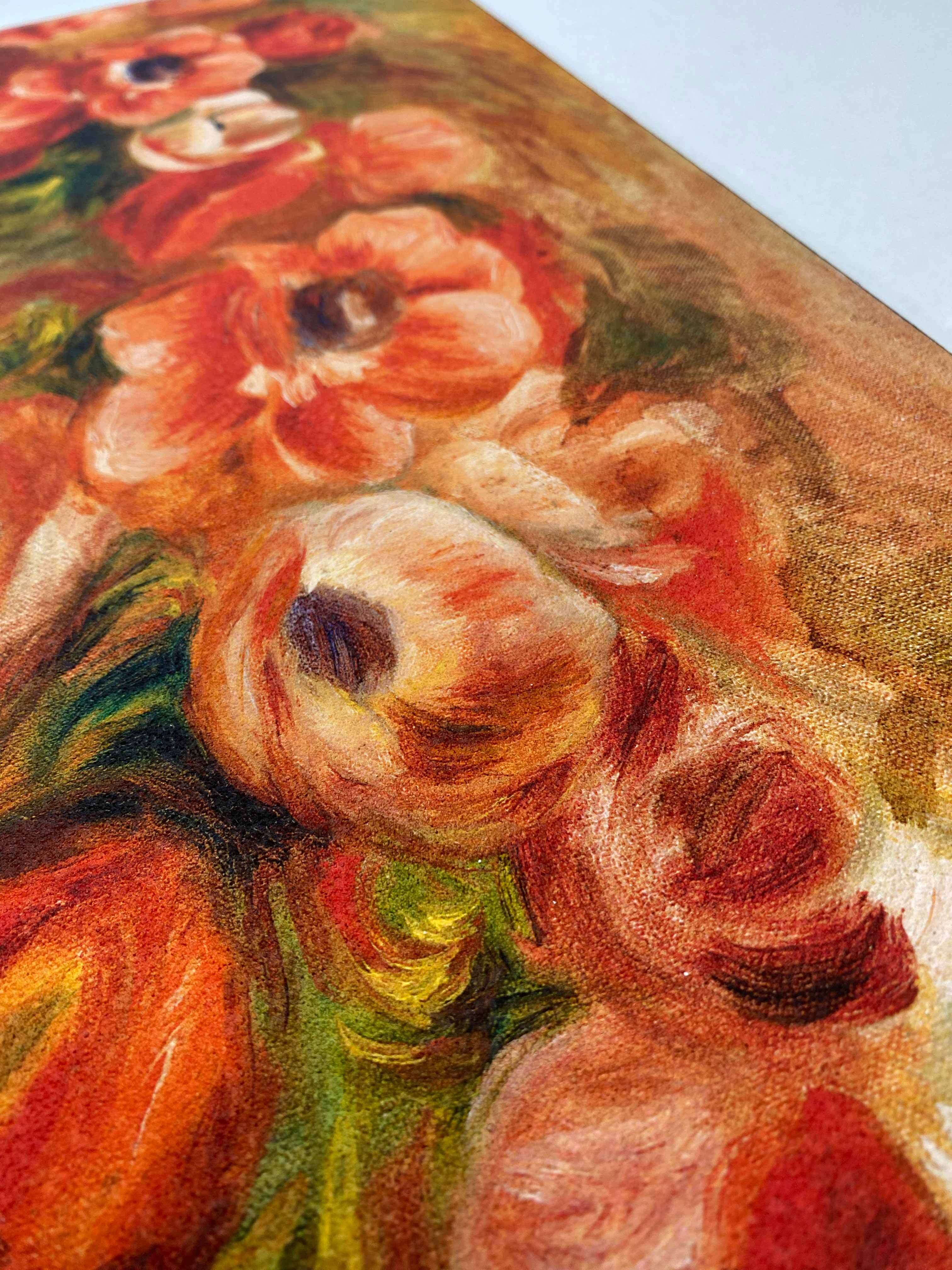 ルノアール　絵画　インテリア 素敵なアートパネル 600✖︎260 アネモネス(1912）ルノワール