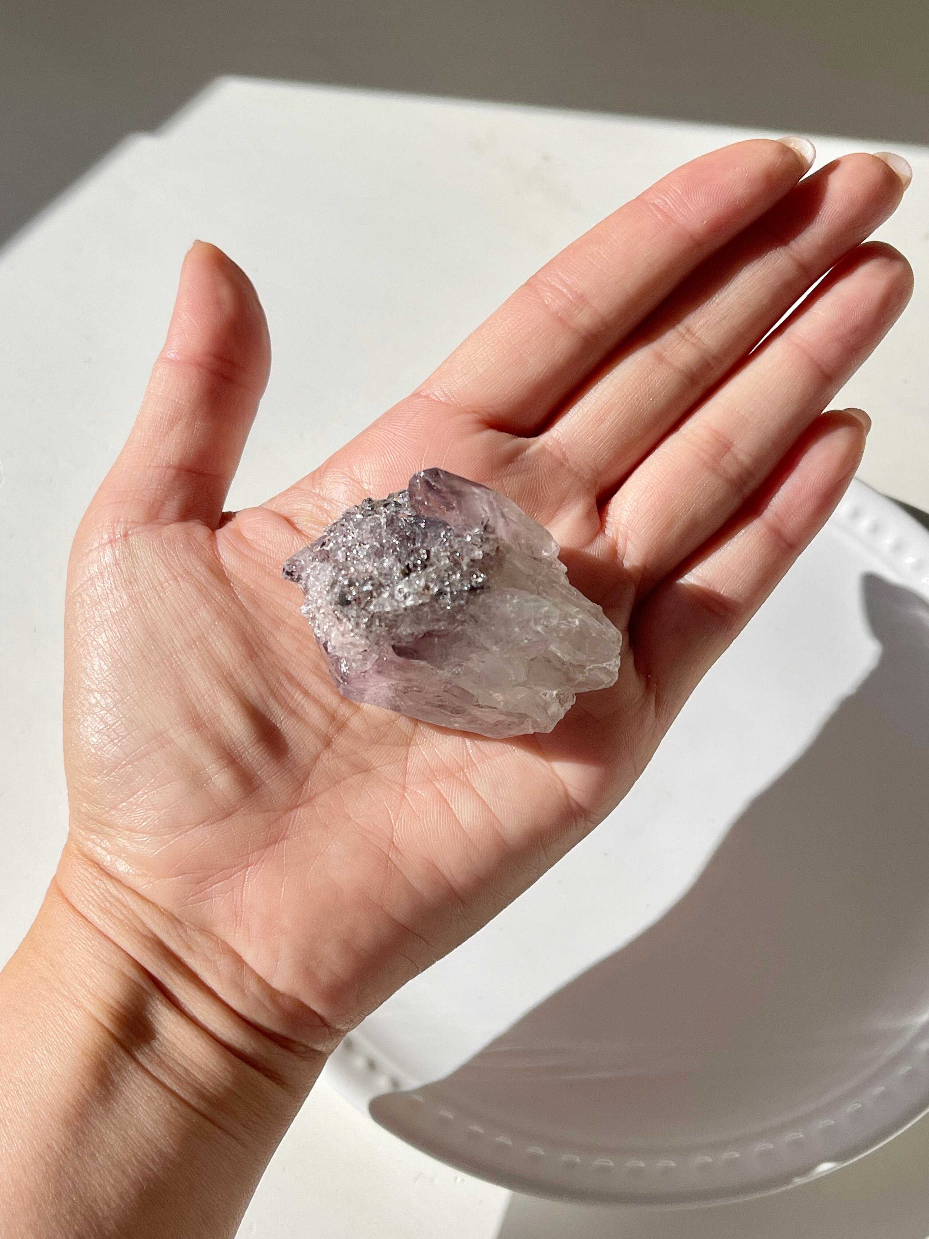 ダイヤの様な輝き！シュガーキャップアメシスト