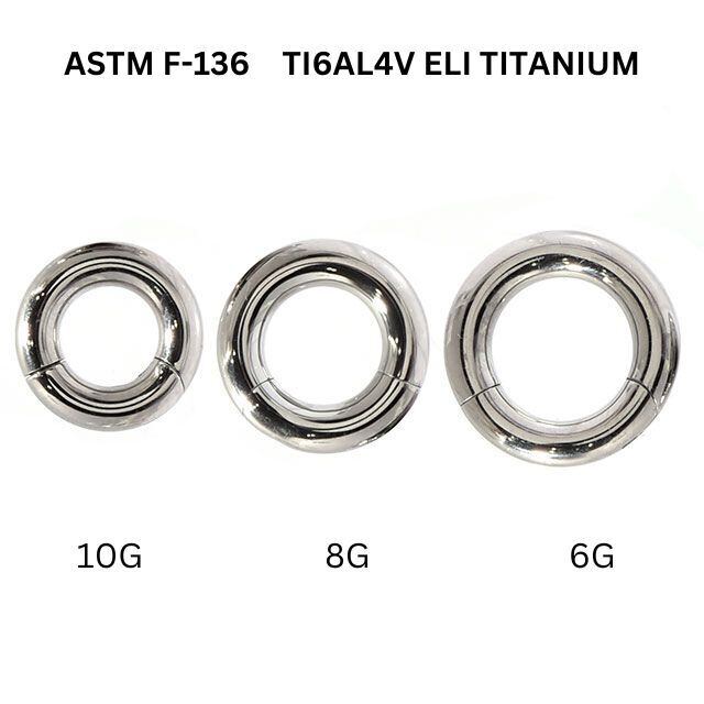 ボディピアス 6g 金属アレルギー対応 チタンピアス ワンタッチピアス