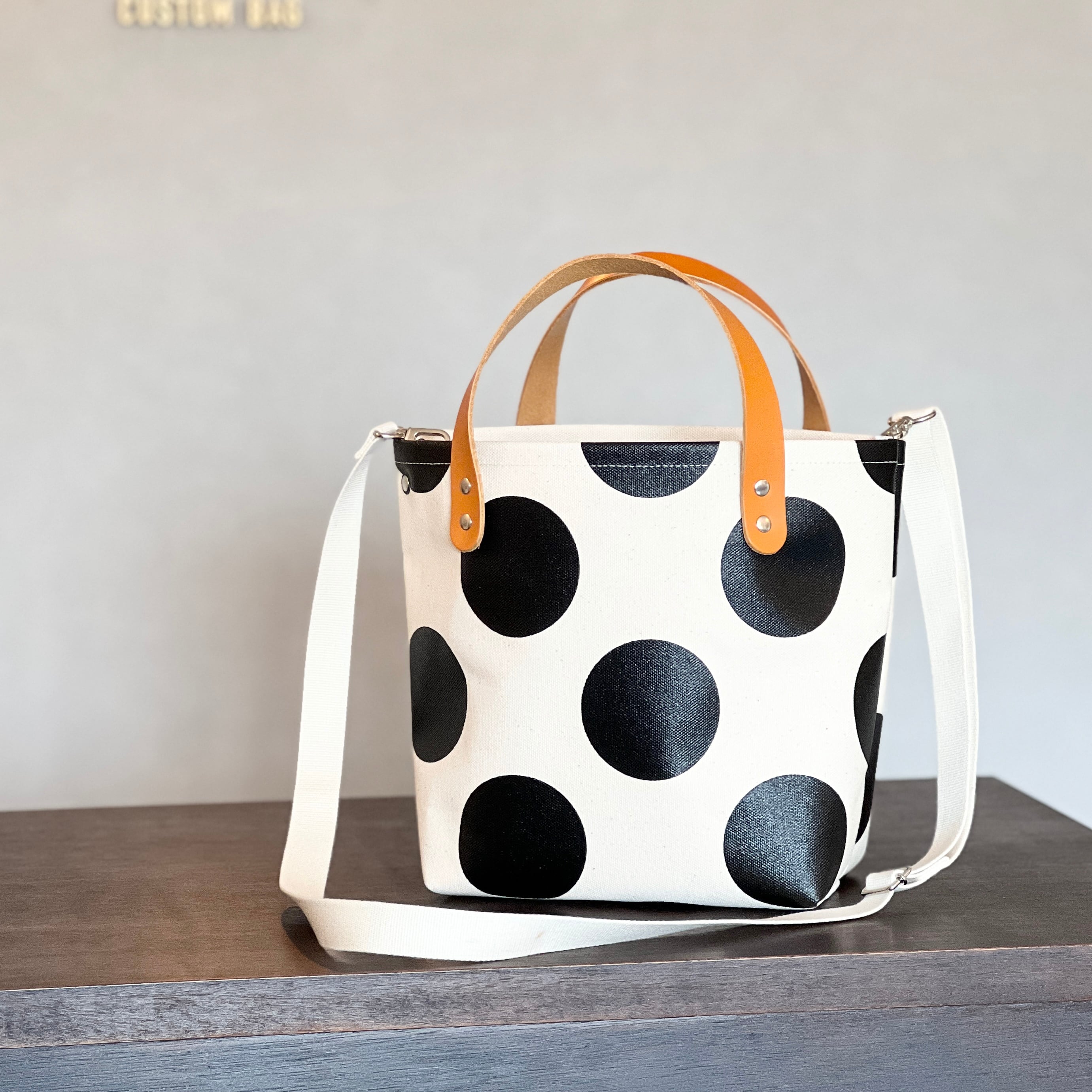 マッシュル　舞台　トートバッグ　ドット 全3色】ドットトート SSサイズ 本体 | CUSTOM BAG Milih