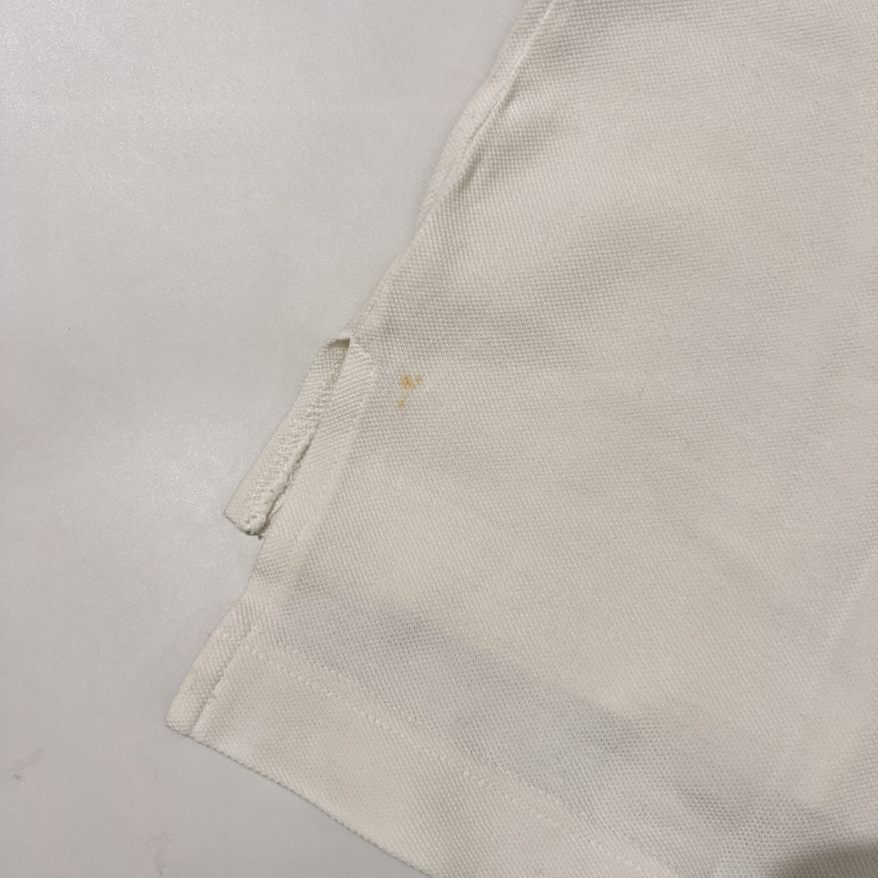 CAPTAIN SANTA キャプテンサンタ プリント 半袖ポロシャツ M/ホワイト/鹿の子