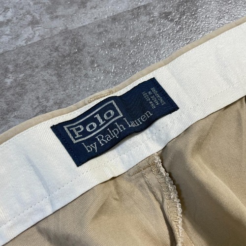 90-00s Ralph Lauren 2タックチノパン 38/32 詳細写真3