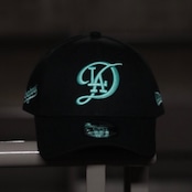 【gifthat別注】NEW ERA 940/9FORTY ロサンゼルス・ドジャースCITY CONNECT BLACK SEAGLASS