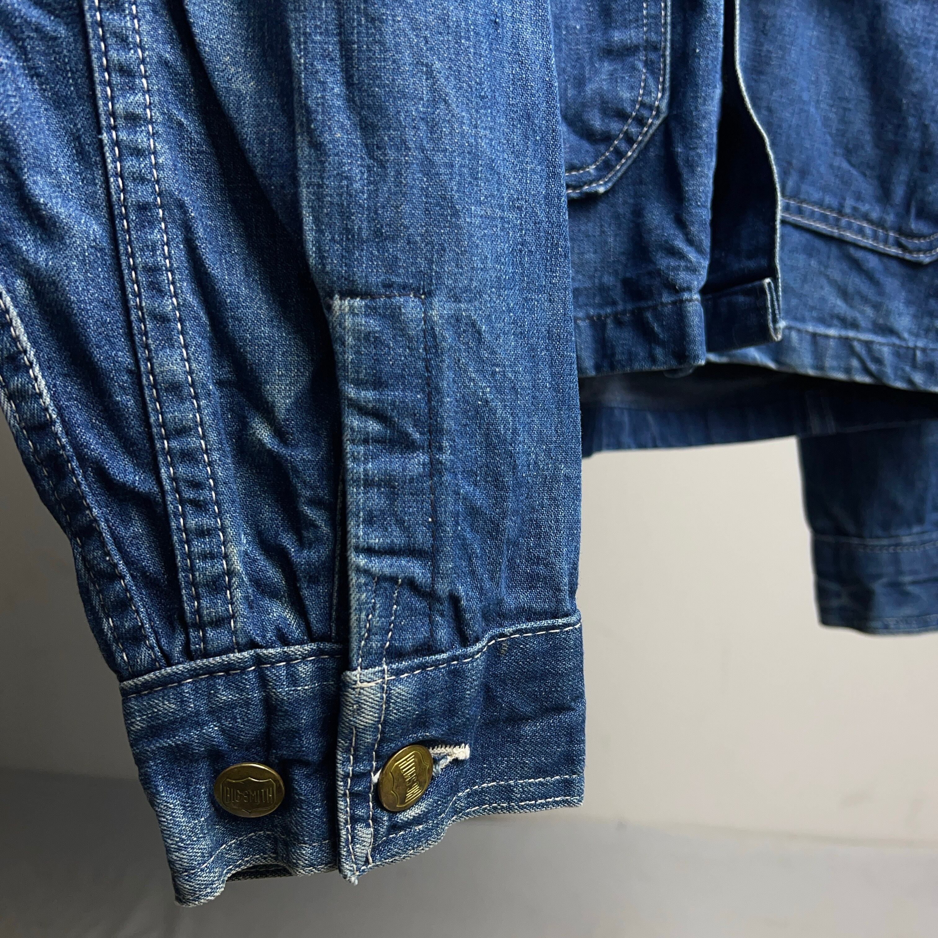 BIG SMITH ビンテージデニムエンジニアジャケット サイズ44 1960's~70's BIG SMITH DENIM ENGINEER JACKET 60年代 70年代 ビッグ