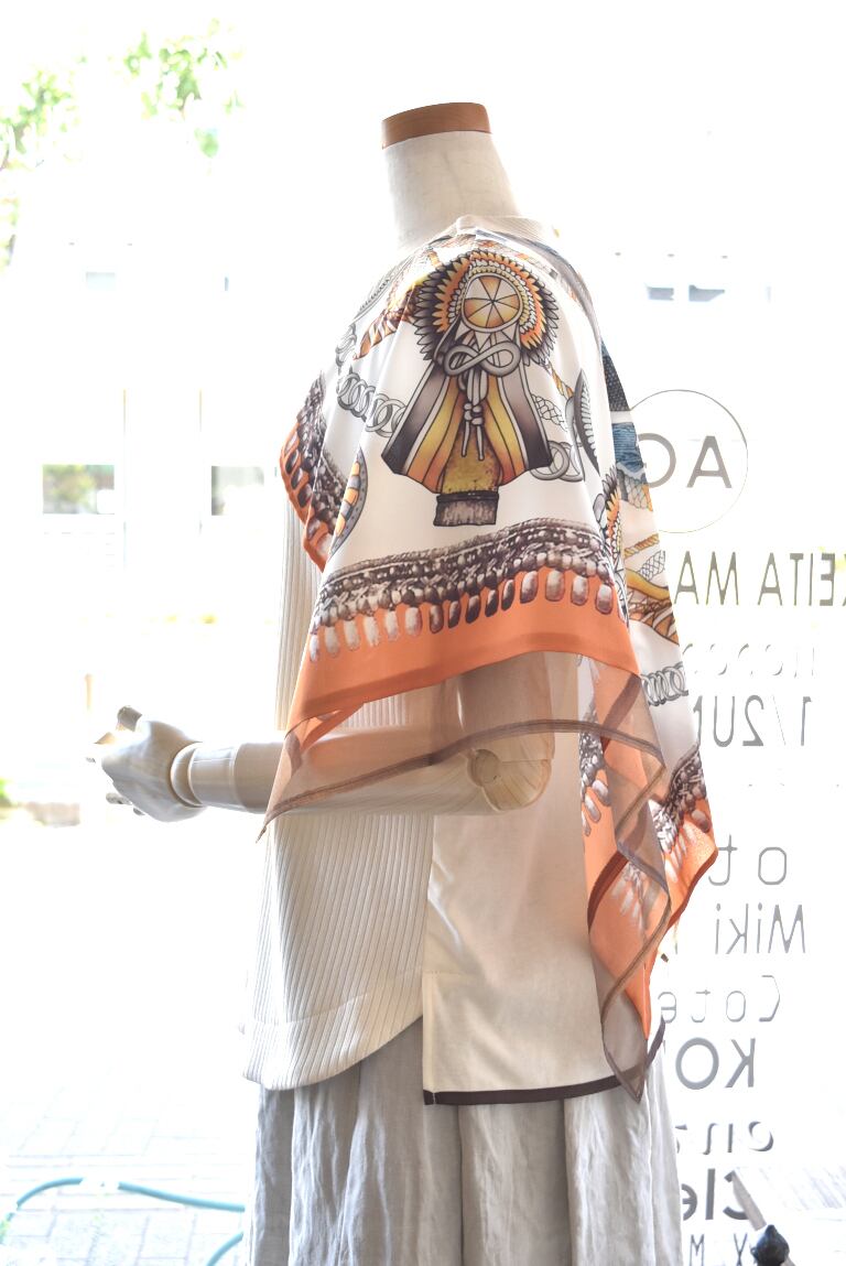 Lallia Mu(ラリア・ムー) 26S/S スカーフスリーブカットソー | junemie