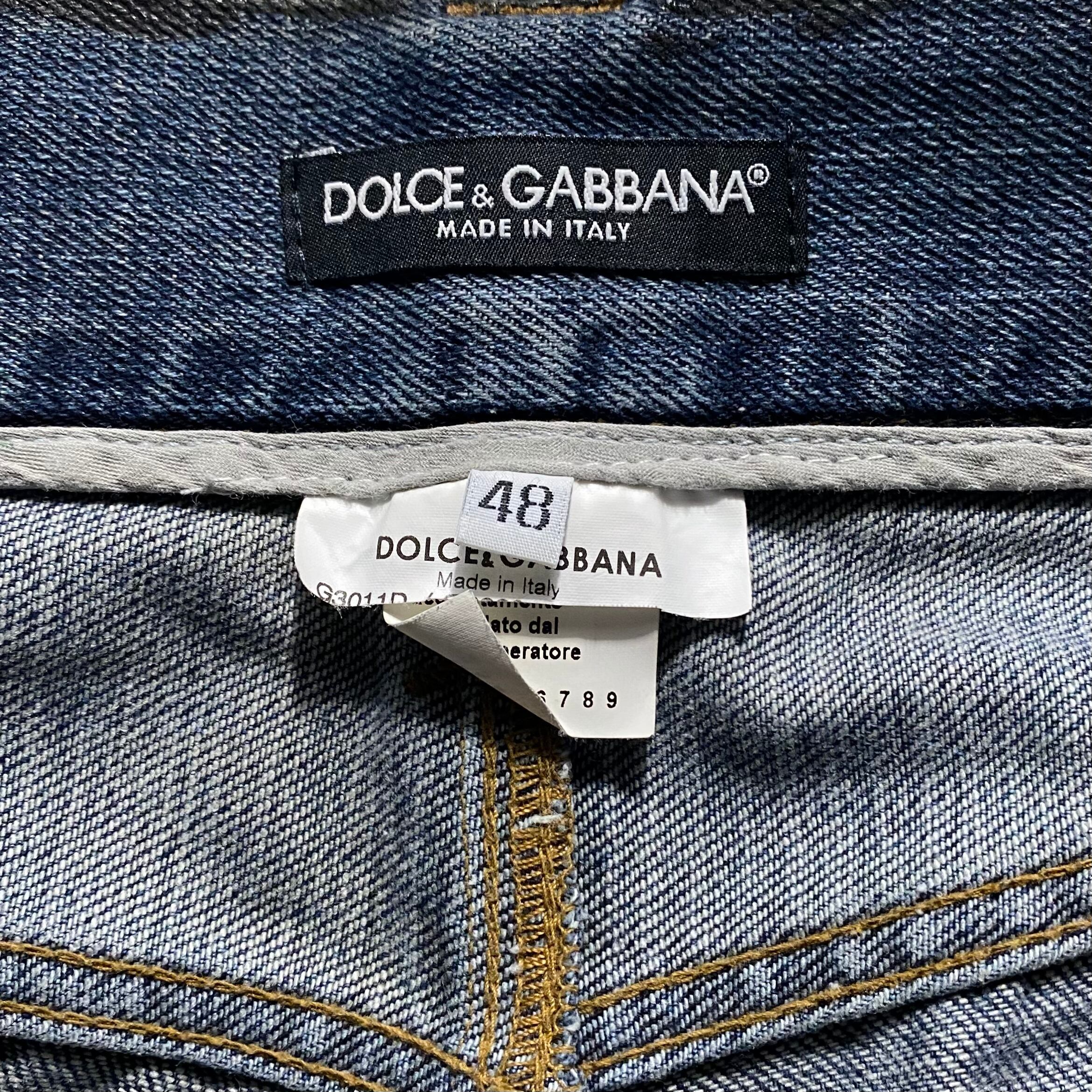 DOLCE&GABBANA coating denim “Black & destroy” | NOIR ONLINE