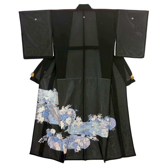 【夏着物】黒留袖レンタル フルセット BT-055-Mサイズ