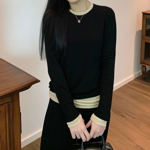 レイヤード風インナートップス ・9666