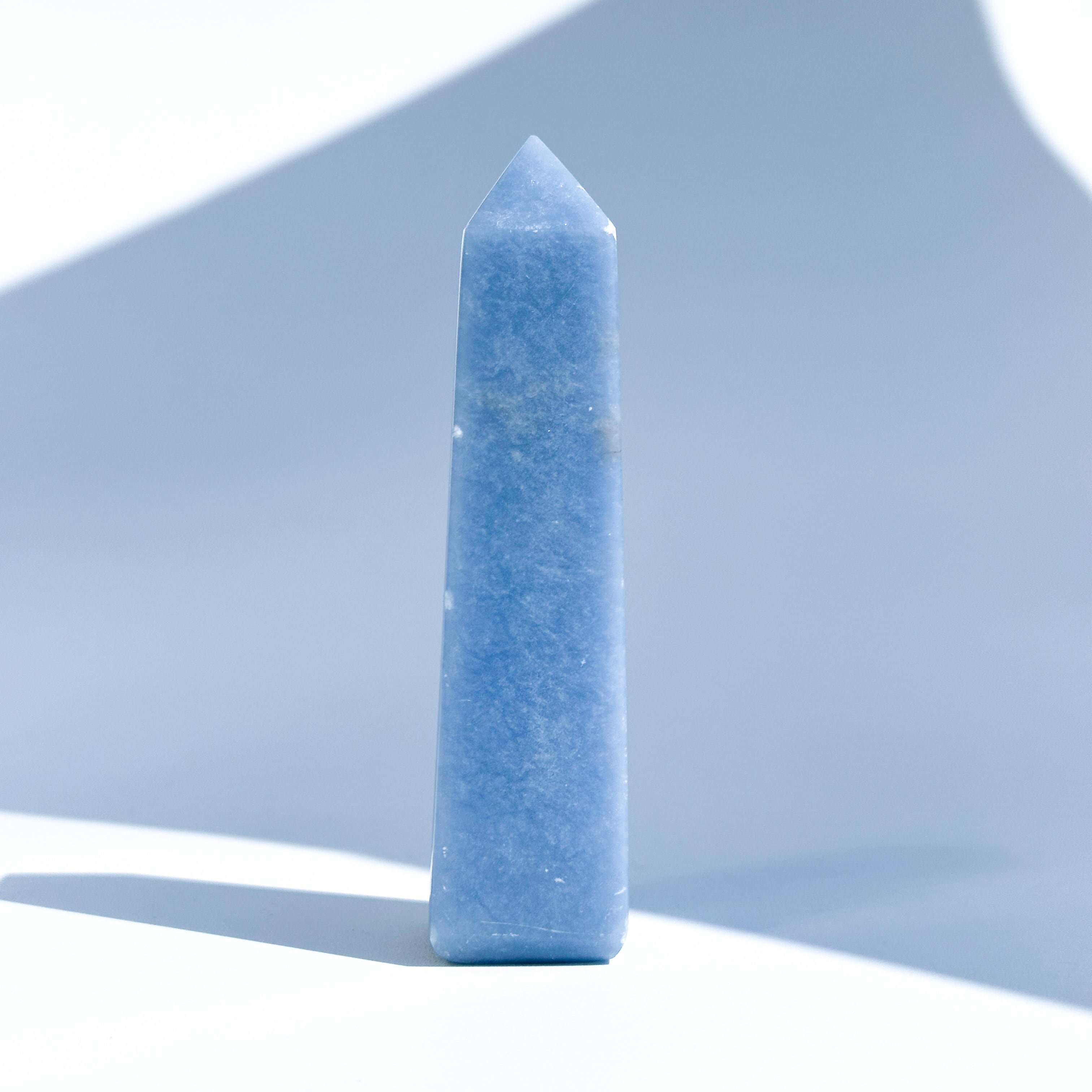 エンジェライト タワー 72◇ Angelite ◇天然石・鉱物・パワーストーン