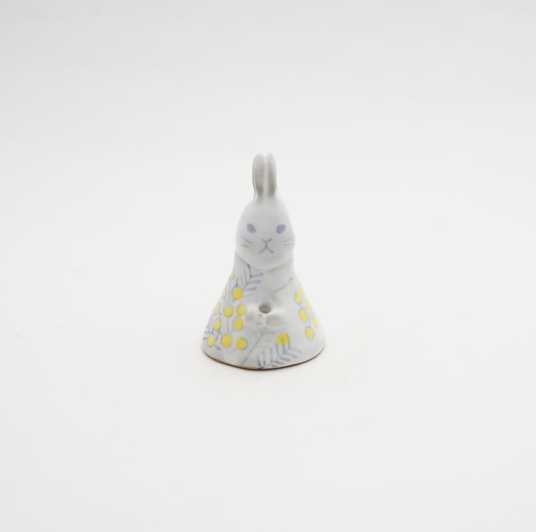 【木村扶由子】うさぎびな香立て 21