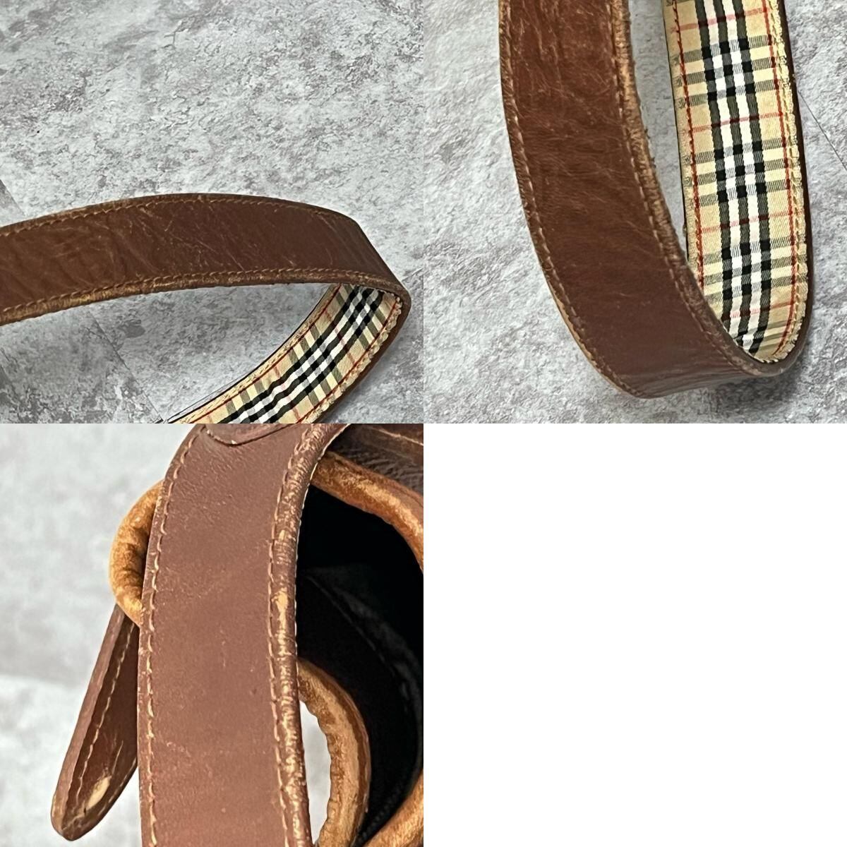Burberry】バーバリー ショルダーバッグ レザーショルダーバッグ