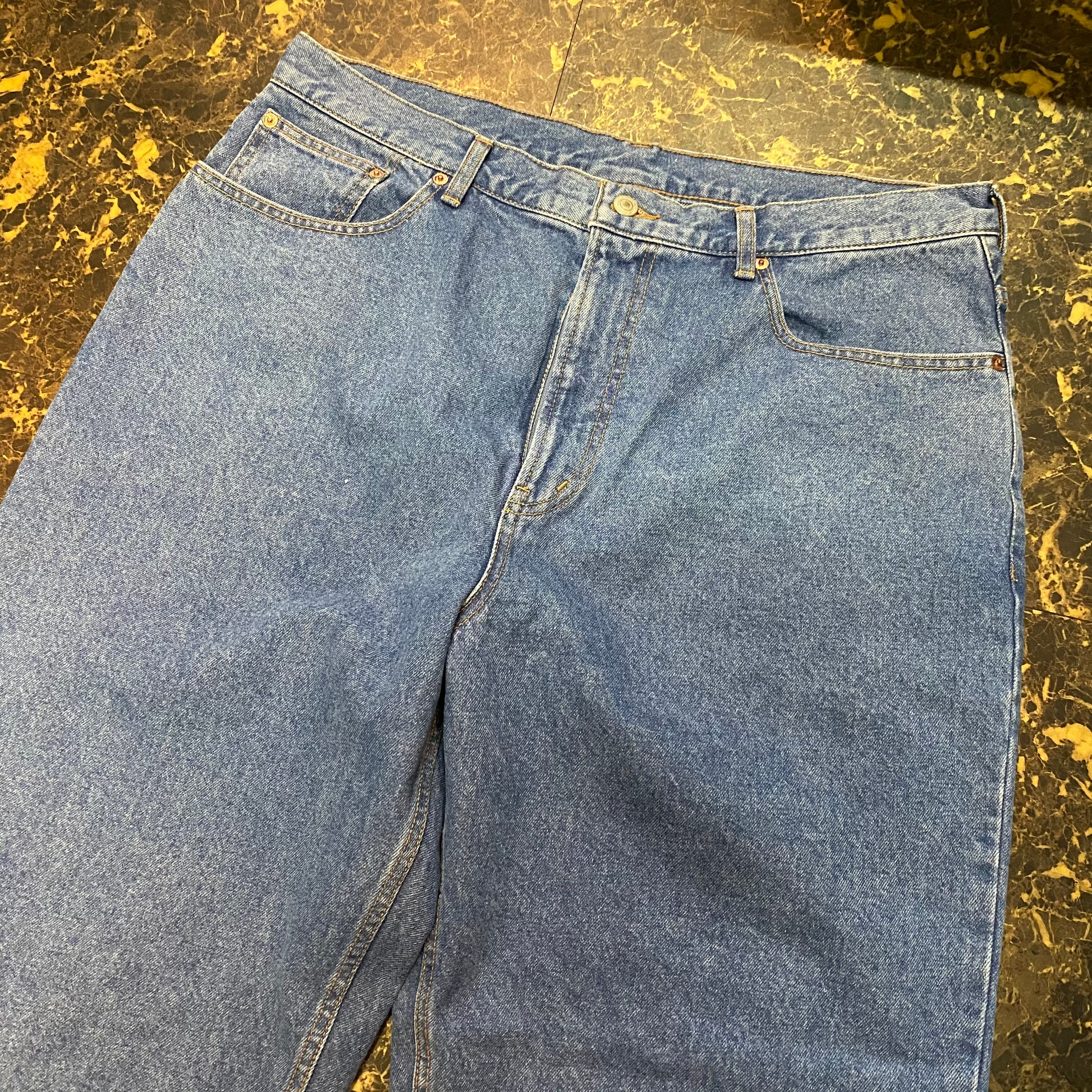 「DOESさん着用」DK JEANS チャコールグレーデニムパンツ　W40L30