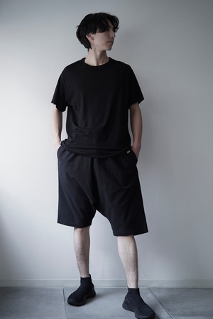 Barathea Cloth / Sarrouel Shorts (BLACK)