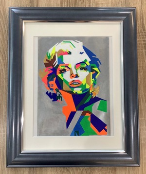 Vivid woman ( 鮮やかな女性 )  Tシャツ  ブラック