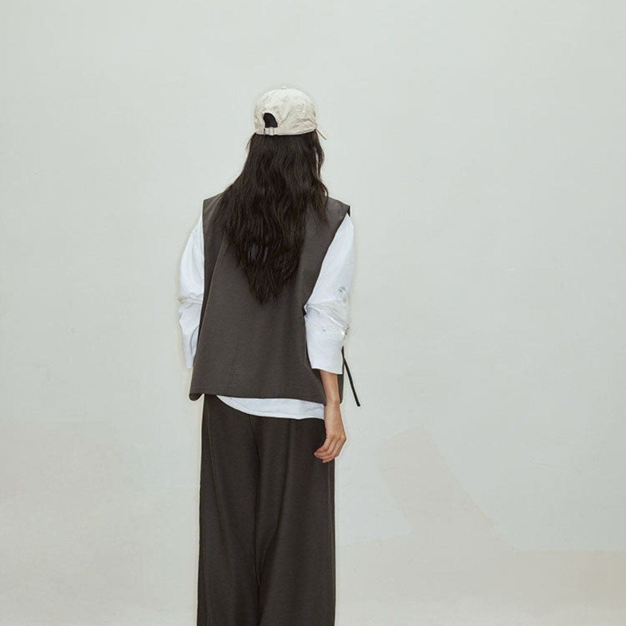 Open Front Sleeveless Short Vest【3color】 T4366