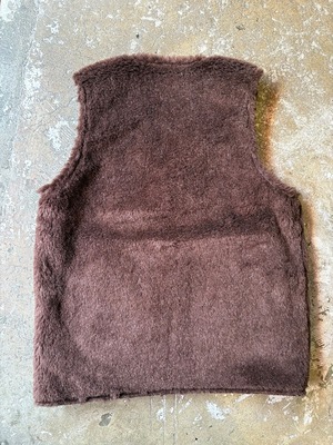 HOUSTON / REVERSIBLE ALPACA VEST / リバーシブルベスト / アルパカ / 51504 / TAN